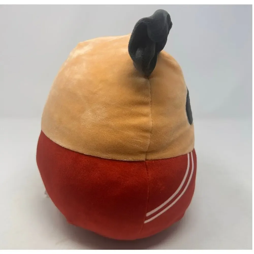 Kellytoy Squishmallow's Prince the Pug Plush Red Football Jersey 8